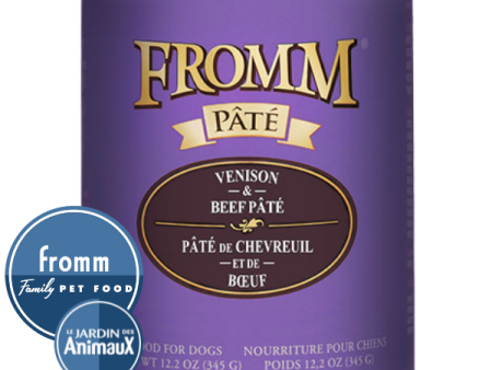 Conserve pour chien FROMM - PÂTÉ DE BOEUF ET CHEVREUIL Online Hot Sale