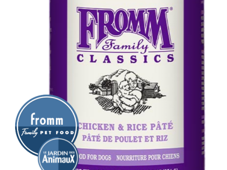 Conserve pour chien FROMM CLASSICS - POULET For Cheap