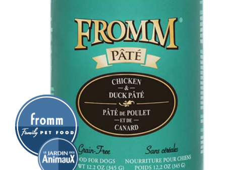 Conserve pour chien FROMM - PÂTÉ AU POULET ET CANARD sans grains Online now