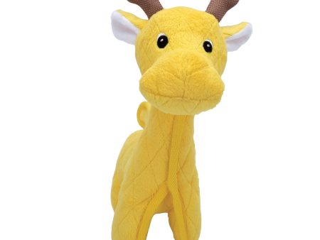 Jouet Safari Zeus pour chiens, girafe jaune on Sale