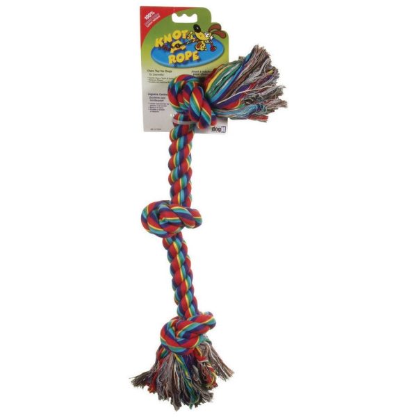 Jouet à tirer Knot-A-Rope Dogit, multicolore Discount