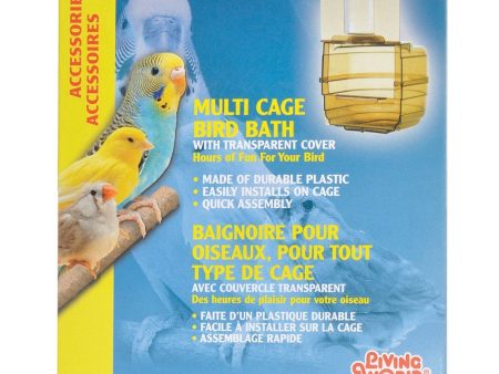 Living World Baignoire pour oiseaux, pour l extérieur de la cage Supply