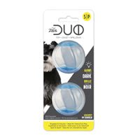 Balle Duo Zeus phosphorescente avec organe sonore, paquet de 2, diam. 5 cm Sale