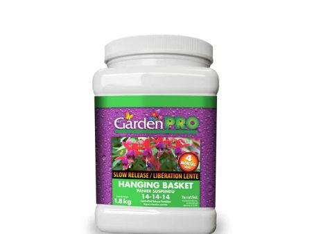 GardenPRO Slow Release Container and Hanging Basket Fertilizer 14-14-14 1.8kg For Discount