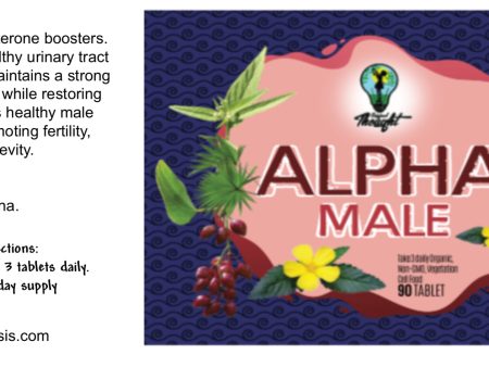 Alpha Male Formula Tablets - 30 Day Supply Online Sale