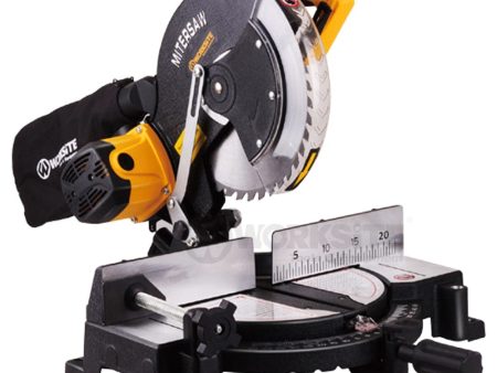 WORKSITE Compound Miter Saw 255mm (10 inch), 1800W, 16 Amps Belt Drive, Impact-resistant blade guard for safety, Bevel cuts up to 45°left, includes 40t carbide tipped saw blade, 6000 min delivers accuracy and capacity for everyday jobsite use CMS236-110V Cheap