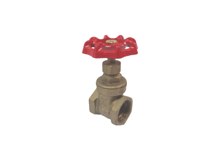 Tota Gate Valve. Made of Brass with Red Handle, Durable, Cast Iron - CHIA017 Cheap