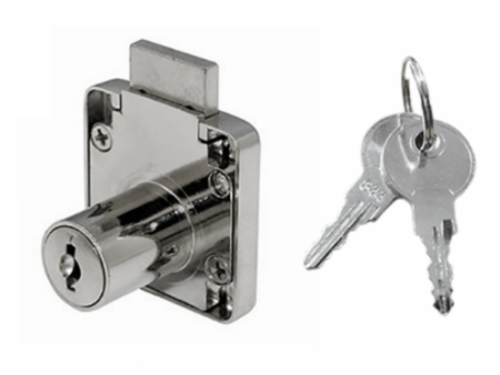 Falcon Chrome Draw Deadbolt Lock, Made of Alloy Steel. D19 x L 22MM - FC138-22 Hot on Sale